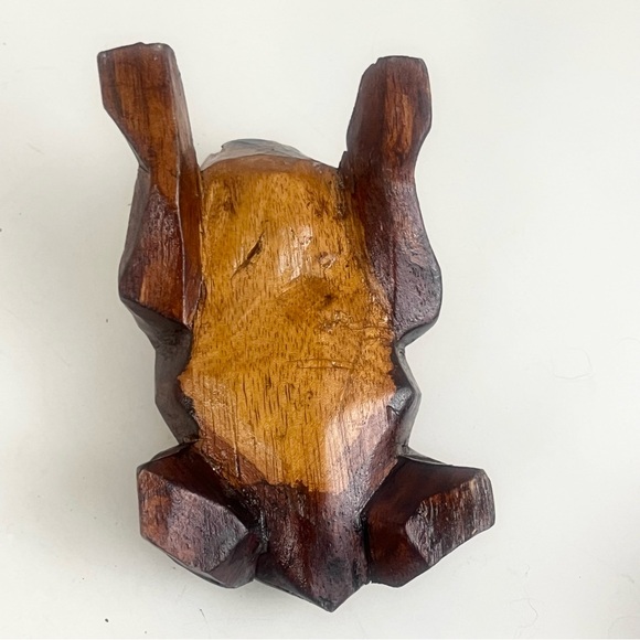 Hand Carved Wooden Frog - Picture 11 of 16